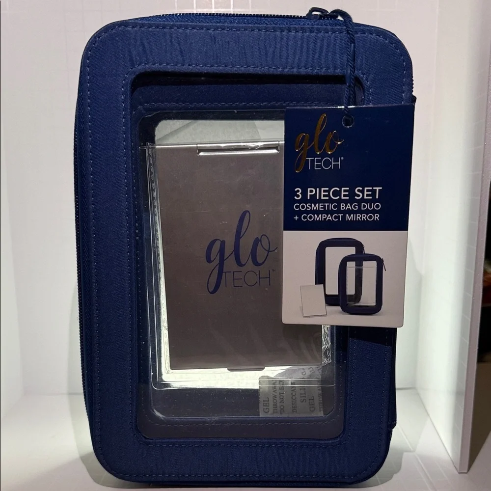 Glo Tech 3 piece set cosmetic bag
